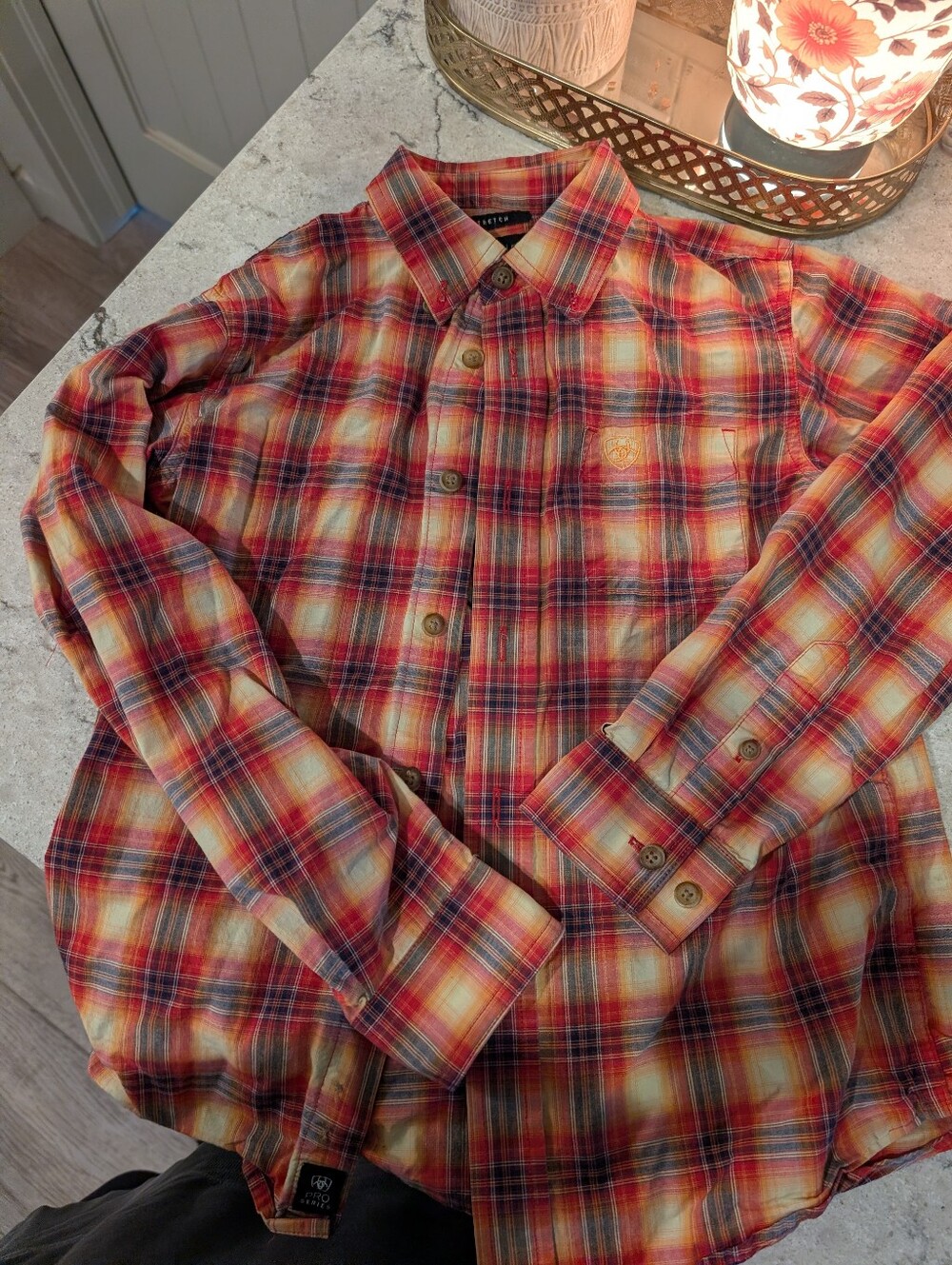 Ariat Pro Series Boys Button Down